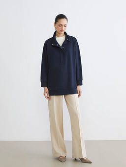 Soft Touch Oversize Kad?n Sweatshirt Tunik