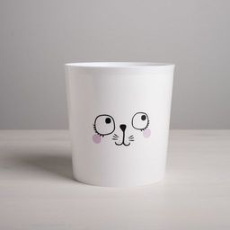 Кашпо для цветов «Мордочка», 1.6 л, d=14 см, h=14 см, пластиковое