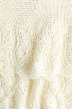 Falda escalonada efecto crochet - H&m фото 7
