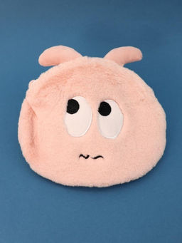 Сумочка плюшевая "Tiny pals", pink (15*20 см)