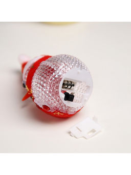 Ёлочная игрушка «Снеговик», 10 см, от батареек, свечение мульти (RGB)