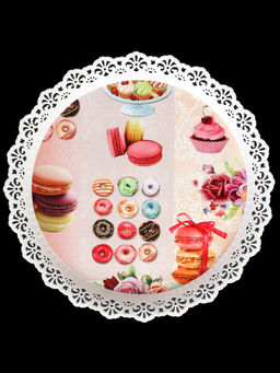 Поднос круглый 30x2,5 см / JCA168 /уп 120/ - Галеонтрейд фото 11