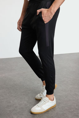 TRENDYOL MAN Siyah Regular/Normal Kesim Renk Bloklu Spor Esofman Alt? TMNAW25EA00030 - Trendyolmilla фото 4