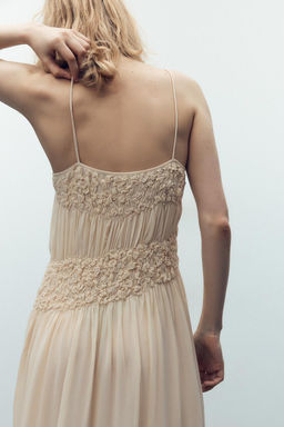 PLEATED STRAPPY DRESS - Zara фото 5