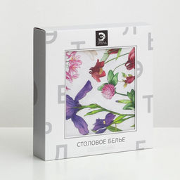 Скатерть Луговые цветы d=150 см, 100% хл, саржа 190 гр/м2 - Этель фото 10