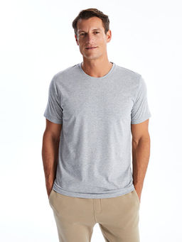 Bisiklet Yaka Penye Erkek Ti??rt