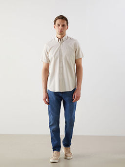 Regular Fit K?sa Kollu Arm?rl? Erkek G?mlek