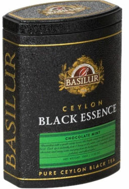 Коллекция Black Essence/ Шоколад с мятой / (72191) ЖБ черн. вес 100 г (BASILUR)