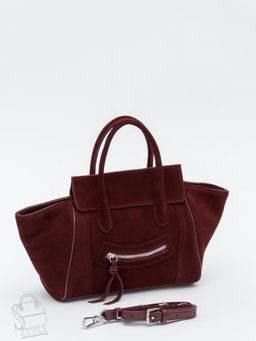 Сумка женская кожаная 999026NN wine red Natale Navetta в Новосибирске