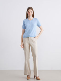 Bisiklet Yaka Kad?n Triko H?rka