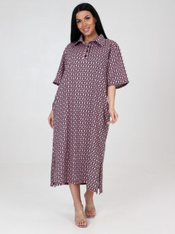 688 ЖЕНСКОЕ ПЛАТЬЕ (Розовый) - А-дина фото 3