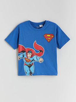 Superman Bask?l? Erkek ?ocuk Ti??rt