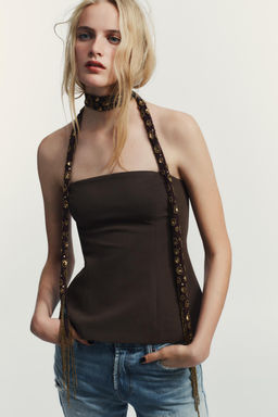 STRAPLESS TOP - Zara фото 2