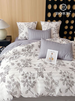 КПБ Boris Двусторонний Страйп-сатин BORDSS003 Семейный