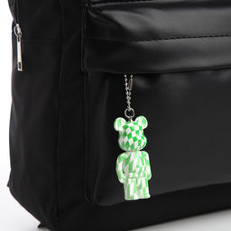 Рюкзак текстильный с карманом кожзам, 38х29х11 см, черный - Nazamok фото 4