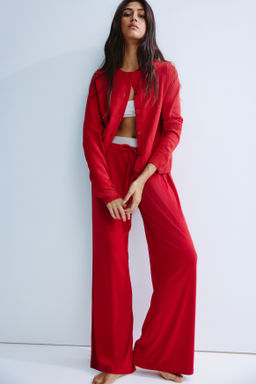 Pantal?n de pijama en pointelle - H&m фото 7