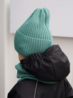 Шапка тыковка, нефрит - Inzibe фото 2