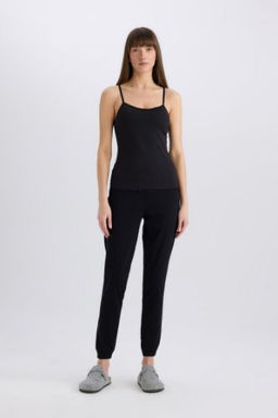 Fall in Love Sevgililer Gunu Beli Bagc?kl? Lastikli Paca Pijama Alt?