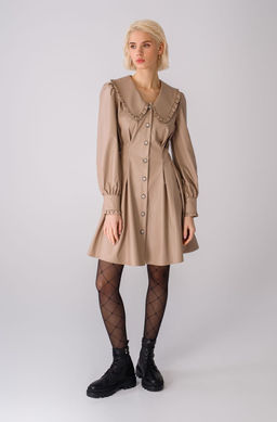 Платье Pirs 3542 бежевый