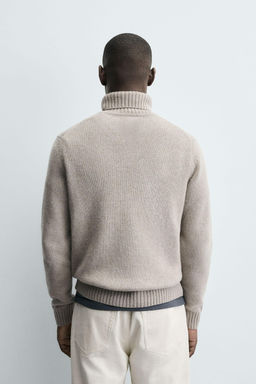 WOOL BLEND HIGH NECK JUMPER - Zara фото 3