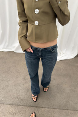 JEANS TRF TIRO BAJO / Azul