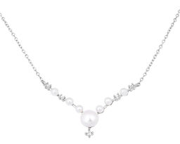 Колье, жемчуг , жемчуг swarovski, FYN-3328