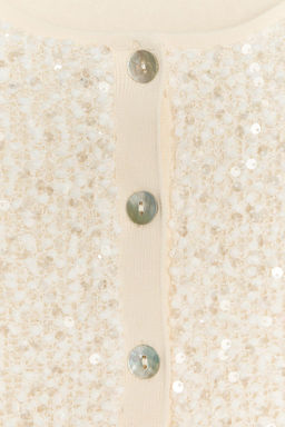 SEQUIN KNIT CARDIGAN - Zara фото 8