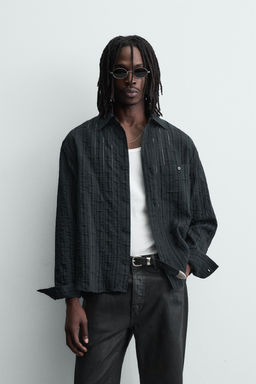 STRIPED JACQUARD SHIRT - Zara фото 2