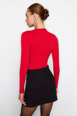 TRENDYOLMILLA K?rm?z? Vucuda Oturan Yaka Detayl? Body TPRAW24BD00008  фото 6