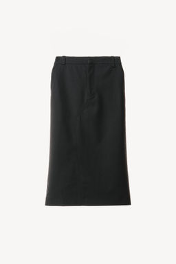 FALDA MIDI TUBO CON LANA WILLY CHAVARRIA X ZARA / Negro  фото 6