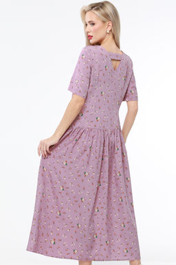 Платье длинное в цветочек - Dstrend фото 4