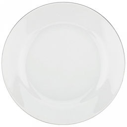 Тарелка мелкая фарфоровая "Платиновый" д175мм, форма "Идиллия" (Беларусь)
