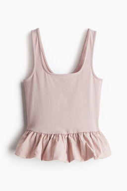 Camiseta de tirantes con bajo burbuja - H&m фото 2
