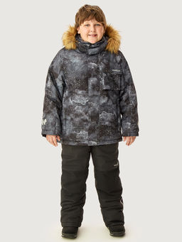 Костюм п7з10526 графит/черный