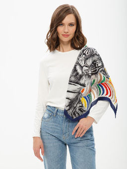 Платок жен. виск+шелк 70х70 LSZ34-087-12