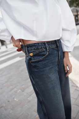 JEANS Z1975 STRAIGHT MID-WAIST - Zara фото 18