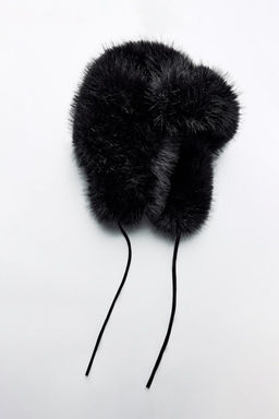 FAUX FUR AVIATOR HAT - Zara фото 13