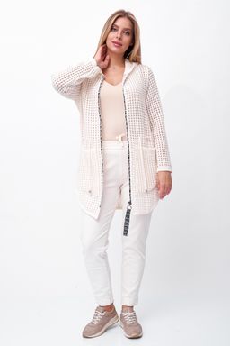 Кардиган В 1817/молочный (1350) - Злата Стиль фото 9