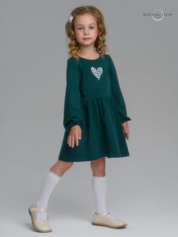 Платье Моана изумруд-лав