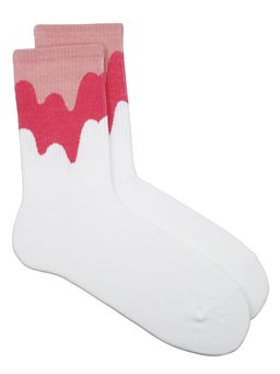 Носки р.35-40 Flow paints Красно-белые - Krumpy фото 5