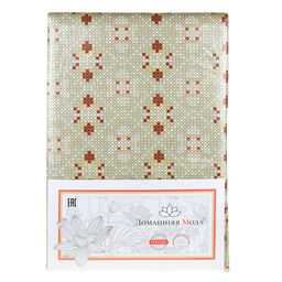 Ришелье К Скатерть 200х145см, длина стола до 160см, на 6-8 персон, хлопок Премиум 186г/м2, Домашняя мода (Россия)  фото 3