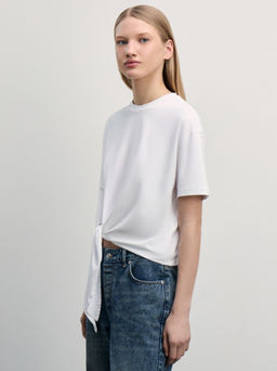 Футболка с завязками / Zarina  фото 4