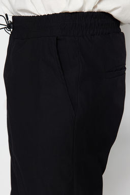 Siyah Jogger Fit Baggy Parasut Pantolon TMNSS23PL00045