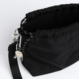 Сумка женская 20*7*18 отд на клапане, регул. ремень, черный - Simaland фото 7