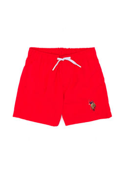 Красные морские шорты для мальчика - U.s. polo assn фото 2