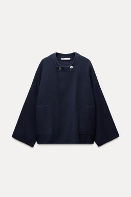 KNIT JACKET WITH METAL FASTENING - Zara фото 6