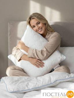 Подушка стеганая PRIME PRIVE LINEN хл.BIODYNAMIC COTTON/лен.вол./микровол.CLIMALAST  фото 13