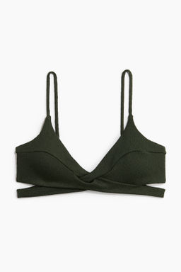 Top de bikini triangular con relleno - H&m фото 2