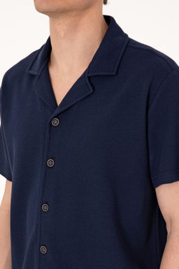 Erkek Lacivert Apa_ Yaka K_sa Kollu _rme G_mlek Sepette S_rpriz _ndirim - U.s. polo assn фото 7