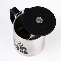 Термокружка 100 % Мужик, 180 мл, с компасом